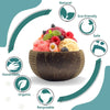 Coconut bowls are handmade from environmentally friendly coconut shell materials organic that can be recyclable