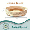 Round rattan tray dimension